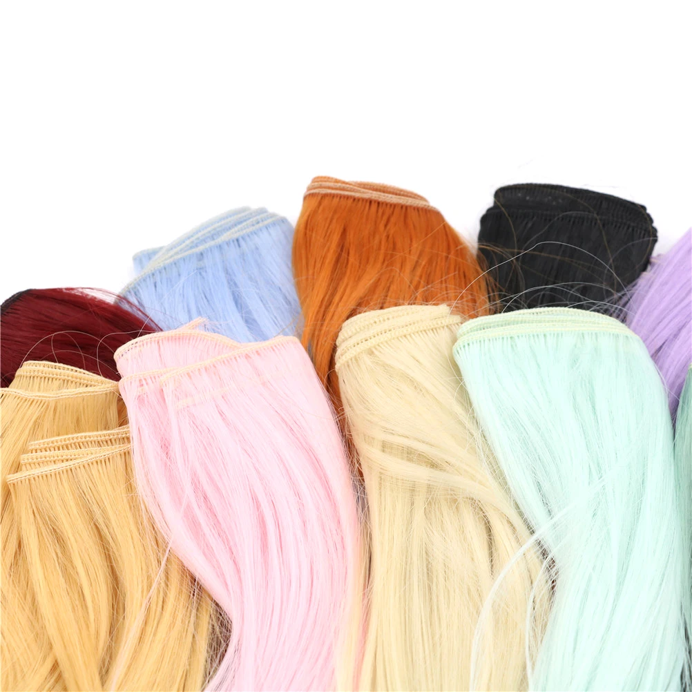 25CM*100CM Doll High Temperature Wigs DIY Wig Hair Bang Fringe For 1/3 1/4 1/6 BJD SD Dolls Accessories Wholesale | Игрушки и хобби