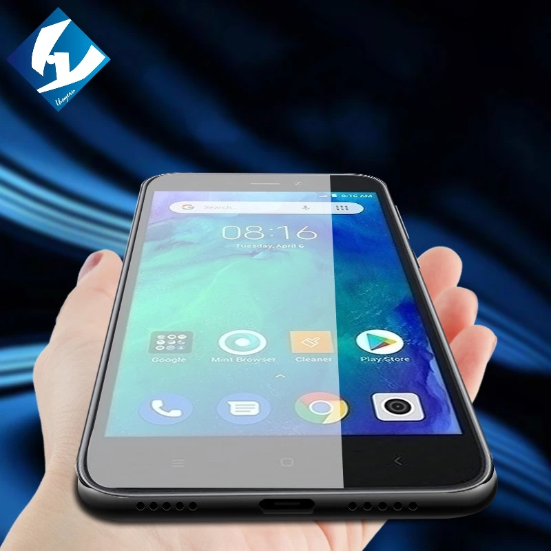 2 шт./лот 9 H закаленное стекло для xiaomi redmi Go полный охват экран протектор плёнки