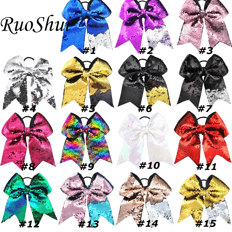 10 шт. 8 дюймовые блестящие эластичные ленты для волос|fashion hair accessories|hair accessoriesaccessories