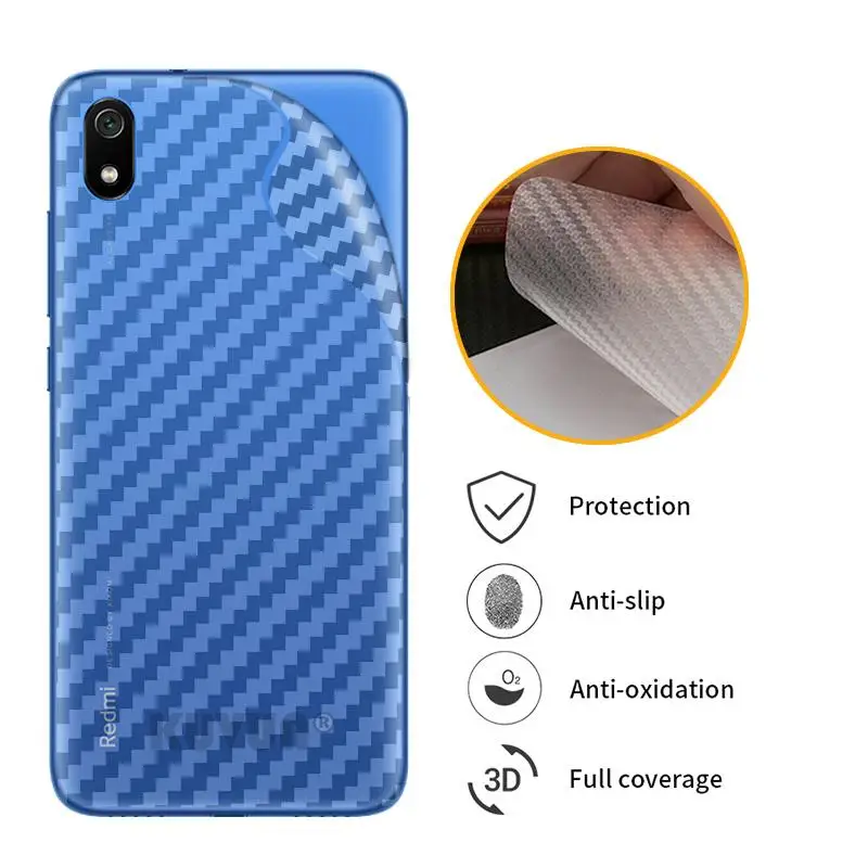 Защитная пленка для задней панели Xiaomi Mi Paly 3D защитная из углеродного волокна Redmi GO