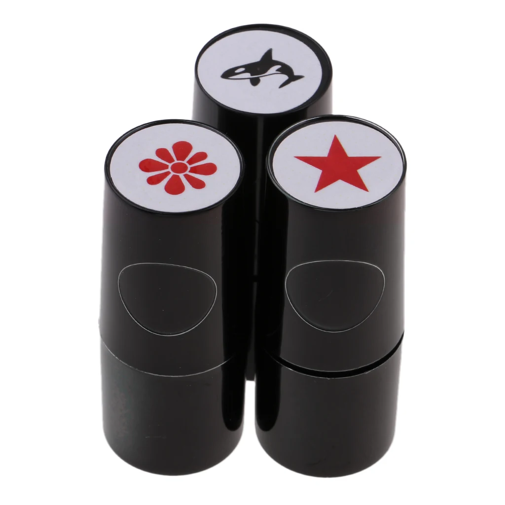 

3 Count Golf Ball Stamper Stamp Marker Golfer Gift Club Keepsake Giveaways Training Aids Star Flower Whale