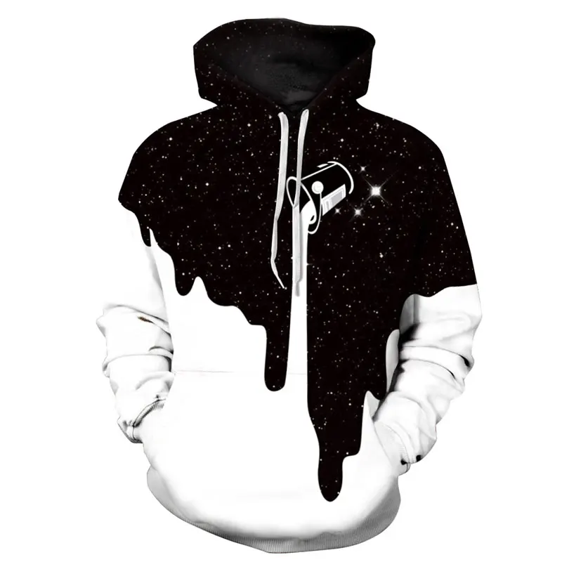 

t Fashion Men/Women 3d Sweatshirts Print Spilled Milk Space Galaxy Hooded Hoodies Thin Unisex Pullovers Tops