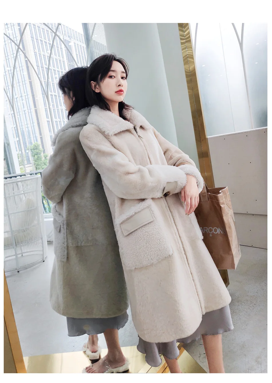 Manteau femme hiver женская зимняя куртка из натуральной кожи женское пальто из натурального овечьего меха Одежда из овечьей шкуры пальто с отложным воротником