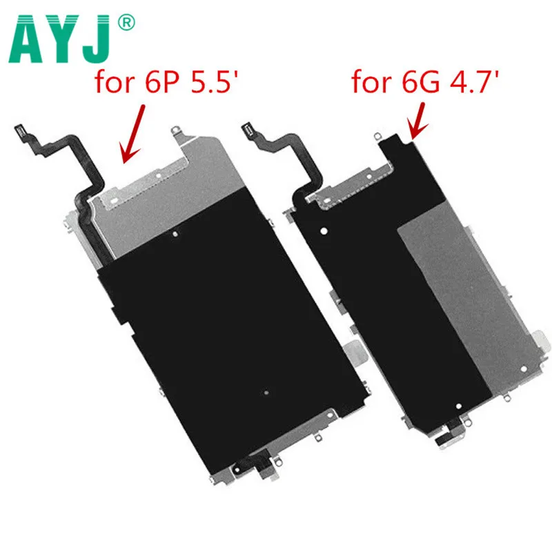 AYJ 10 шт. Замена для iPhone 6 6g 4 7 &quot6plus 6plus 5 5&quot ЖК пластина металлическая задняя щит +