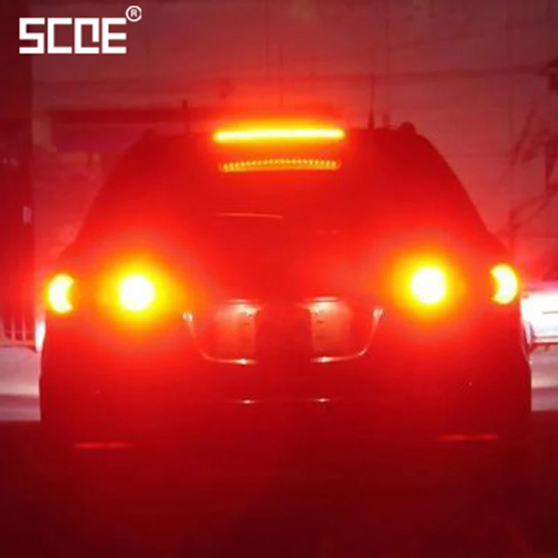 Стоп-сигнал SCOE 1157 P21/5W 2X30SMD Nichia Chips 5050LED задний фонарь для Renault Megane lll hatchback 2010