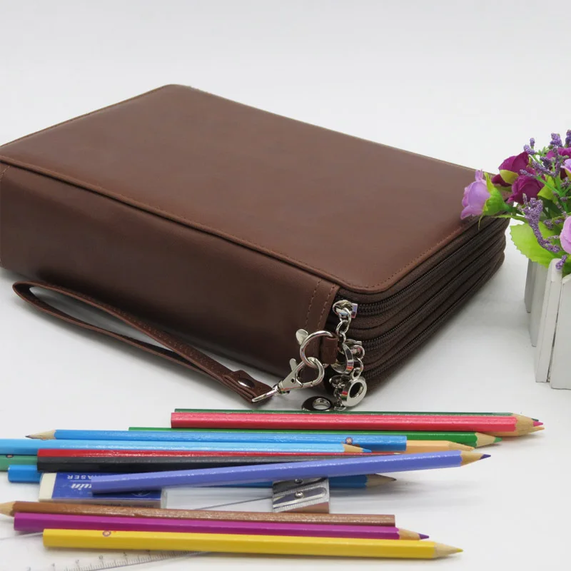 1pc painting pencil case sketch bag multi-function portable stationery 136 hole | Канцтовары для офиса и дома