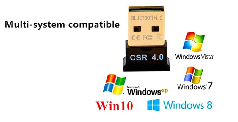 Беспроводной usb-адаптер Bluetooth V4.0 CSR 4,0 ключ Музыкальный звуковой приемник Adaptador Bluetooth передатчик для ПК ноутбука