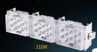 216W Светодиодный прожектор 220 V садовое дерево прожектор шайбы стены строительство проектора лампа с отражателем IP67 внешний прожектор - Испускаемый цвет: 216W