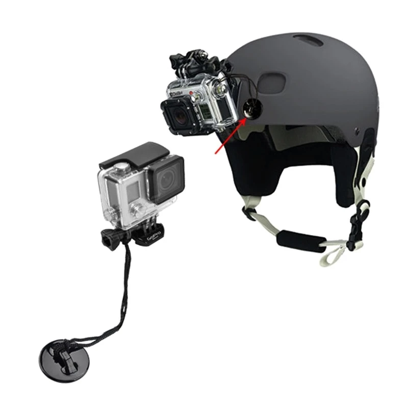 2 шт./упак. защитный ремешок для серфинга и сноуборда с наклейкой 3M VHB GoPro HERO5 HERO4
