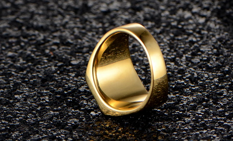 Обувь для мальчиков модные кольца ювелирные изделия камень cz Нержавеющая сталь