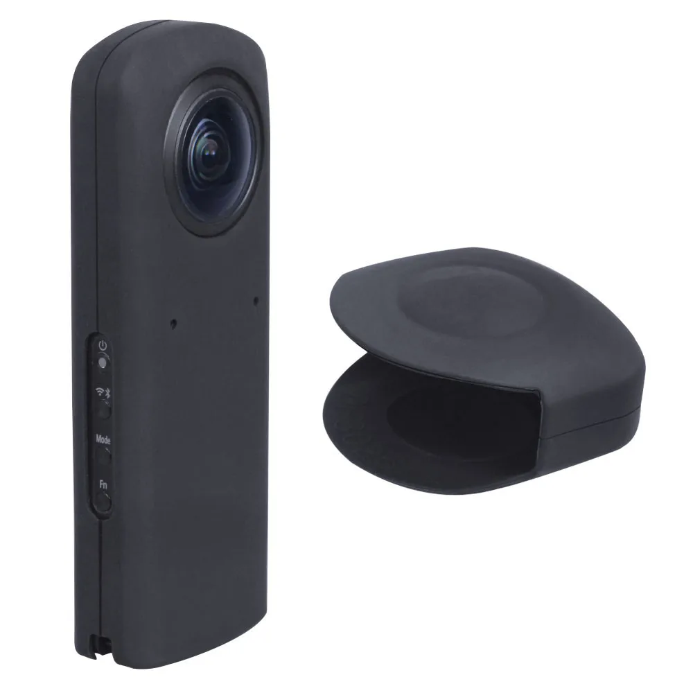 Чехол Ricoh Theta Z1, мягкий силиконовый защитный чехол для объектива с защитой от царапин для Ricoh Theta Z1 аксессуары для камеры, черный