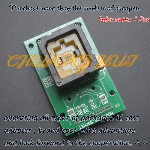 

IC Тест BGA тестовая розетка eMMC 169/153 IC тестовая розетка шаг = 0,5 мм Размер = 11.5x13мм
