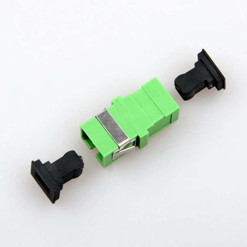 50PCS/bag SC to APC Simplex mode Fiber optic Adapter Without ears Optical fiber coupler flange FC connector | Мобильные телефоны и