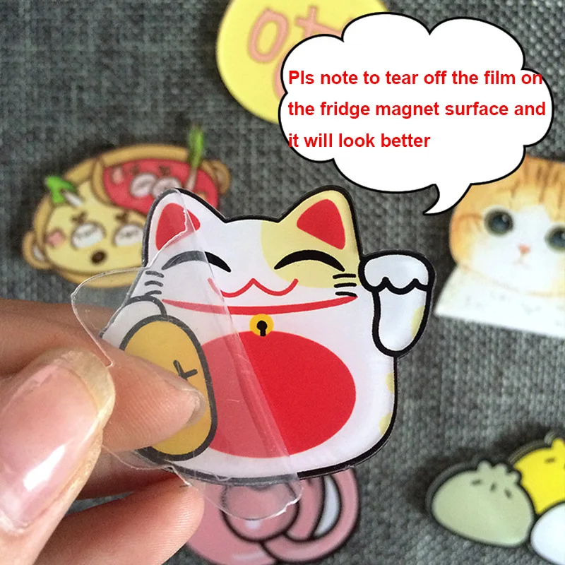 3D DIY акриловая мультяшная собака магнит на холодильник сувенир животное стикер