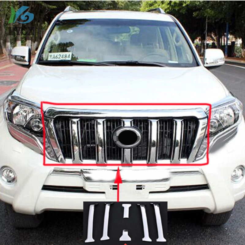 Аксессуары для toyota land cruiser prado FJ150 хромированная защитная решетка гоночной машины