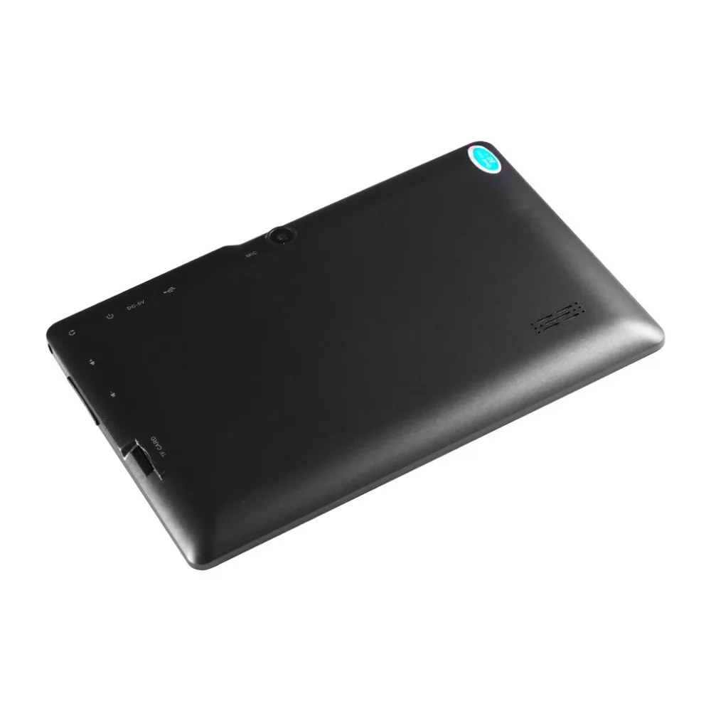 Детский подарок планшет 7 дюймов Android TFT дисплей HD 1080P 1024x600 четырехъядерный планшет Bluetooth Wifi 512MB+ 8GB игры планшет двойная камера