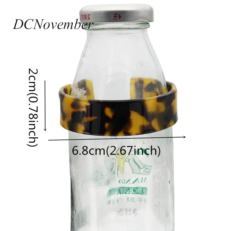 Модные браслеты из ацетата с черепаховым черепом ручной работы ювелирные