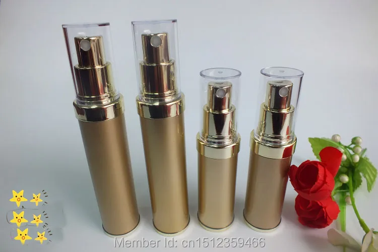 

20ML 30ML Golden Airless Spray Bottle, Airless Packaging Bottle with Mist Sprayer, Cosmetic Toner Atomizer Bottle, 20 Pieces/Lot