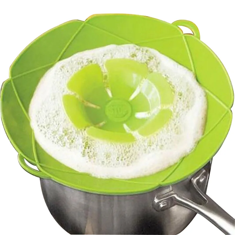 Цветочная силиконовая кухонная утварь Кепка для кастрюли кухонные инструменты