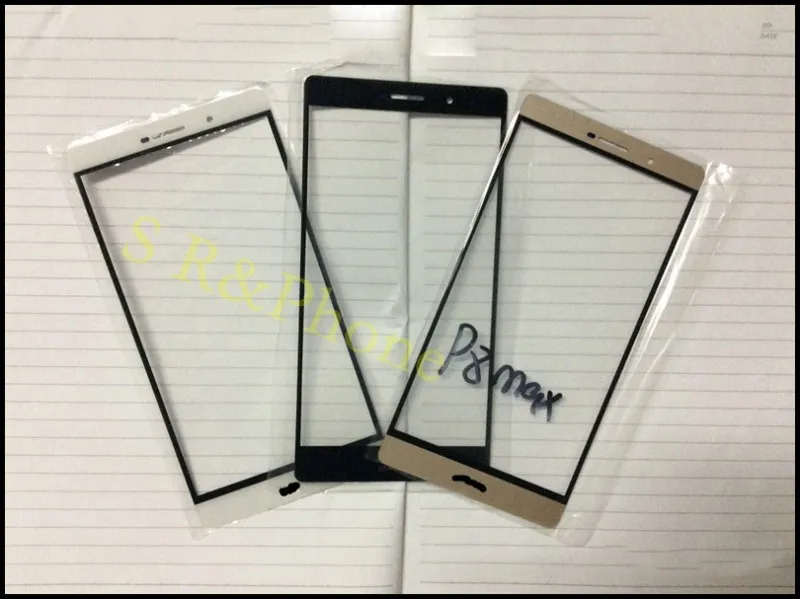10 Шт./лот Новый Передняя Панель Сенсорный Экран Digitizer Стекло для Huawei P6 P7 P8 P9 P8max