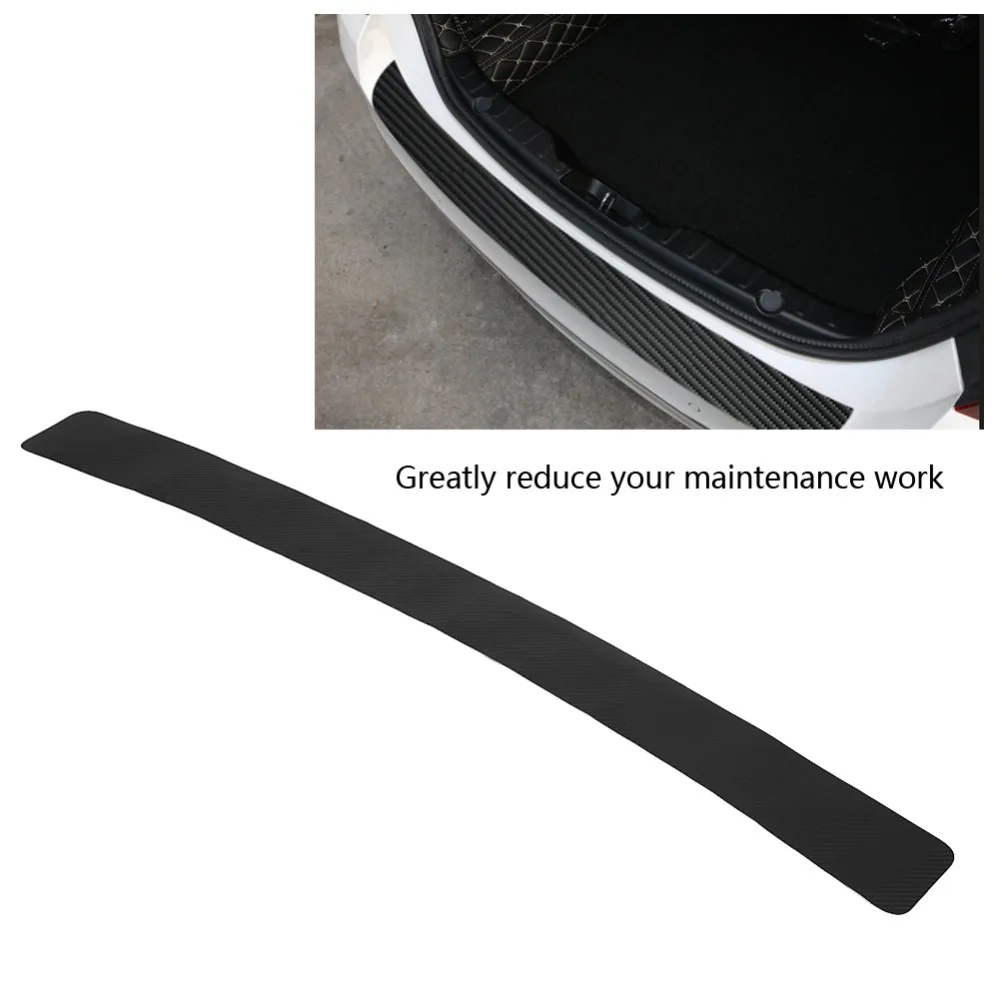 Автомобильный Стайлинг задний багажник из углеродного волокна защитная
