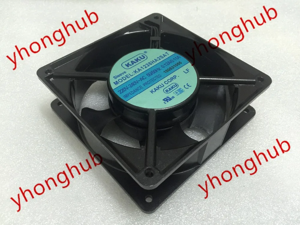 Вентилятор для охлаждения сервера KAKU KA1238HA2SAT AC 220 240 В 0 12/120 A 120x38 мм|square fan|server fanfan