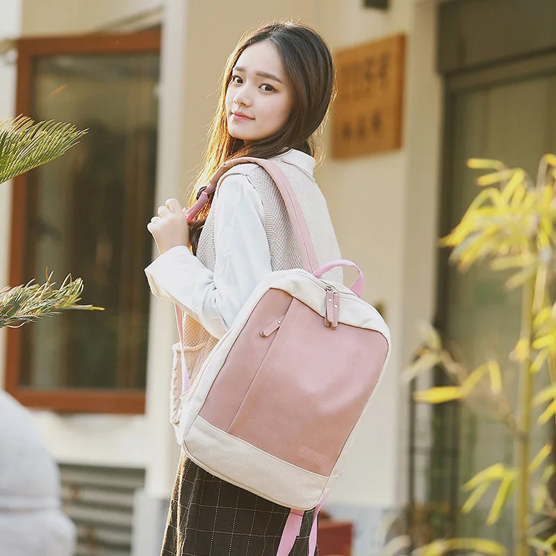 Элегантный дизайн лоскутное полотно рюкзак Daypacks для девочки подростка большой