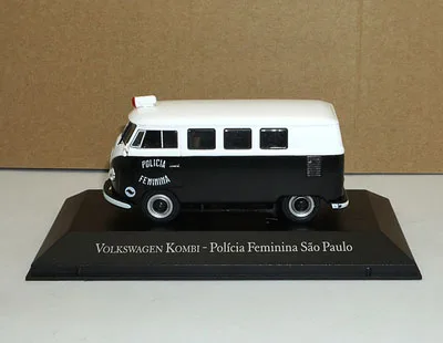 07 1/43 Сплав Классический бразильский KOMBI модель автобуса скорой помощи игрушечные машинки Литье металла коллекция бразильский фургон игрушки автомобиль - Цвет: 07