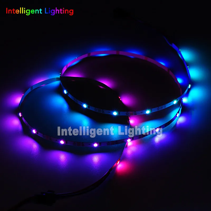 1 м/2 м SK6812 RGB 30 светодиодов/м 4 мм/60 светодиодов/м 4 мм/5 мм/144 светодиодов/м 7,2 мм ширина пикселя Светодиодная лента, SMD 3535/5050, ПХБ белого IP30 DC5V