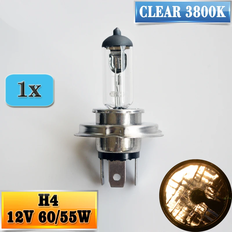 Flytop H4 12V 60/55W Clear 3800K головная лампа стеклянная Автомобильная галогенная лампа|h4