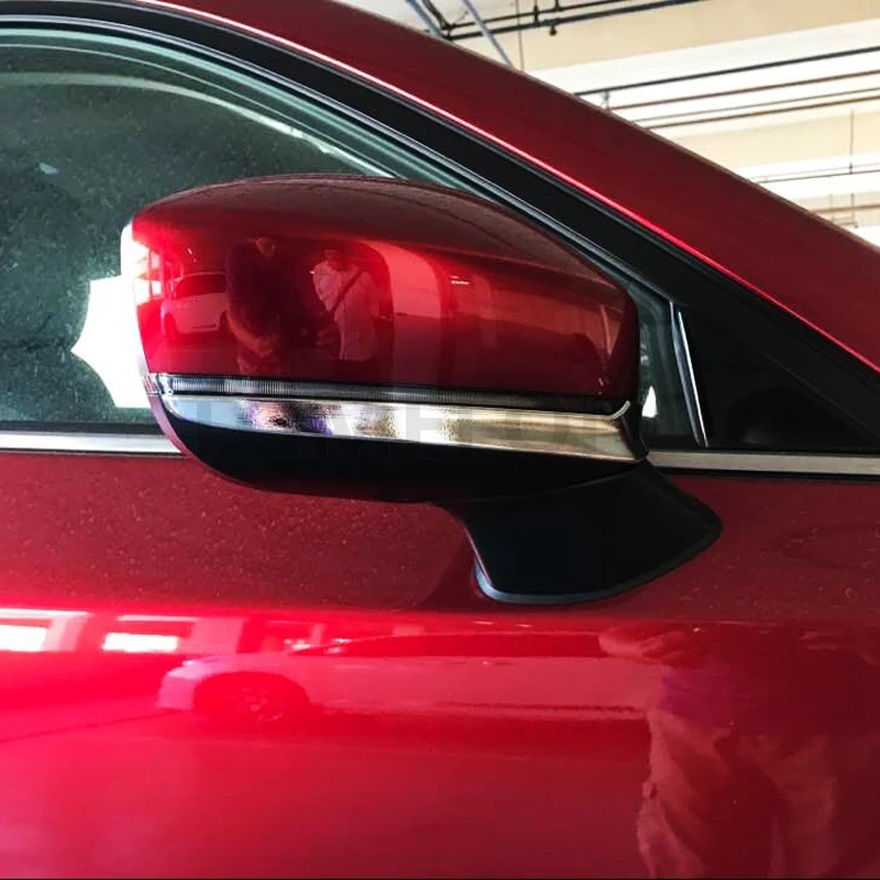 TOMEFON для Mazda CX-8 CX8 CX-9 боковые двери заднего вида Чехлы для зеркал наклейки Стайлинг Литье ABS хром