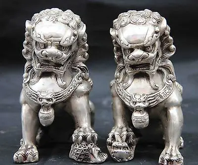 Украшение для сада тибетское серебро чисто подписанный Китайский Королевский