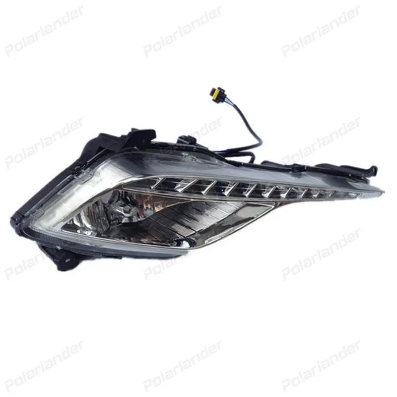 

For H/yundai S/onata 2013-2015 daytimee running lghts car styling car accessory DRL LED fog lamps