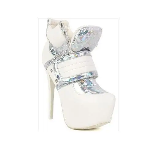 Gullick/ботинки в стиле панк с большим крючком Вечерние модельные туфли на высокой