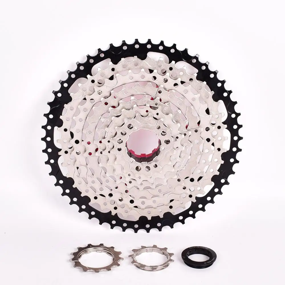 SUNSHINE-SZ 9 скоростей кассета 11-50T горный велосипед широкое соотношение MTB велосипед 9 S свободного хода совместим с M430 M4000 M590 свободного хода