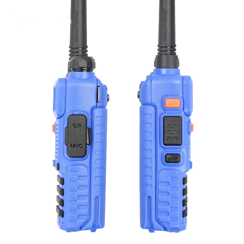 10 шт. Baofeng UV 5R синий Walkie Talkie УФ двухстороннее двухдиапазонный радиолюбителей UV5R