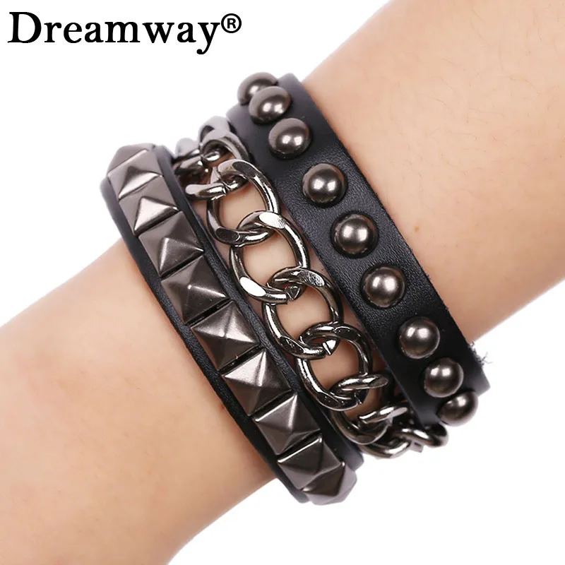 Новый Пояса из натуральной кожи Браслеты брендовые модные панк широкий заклепки