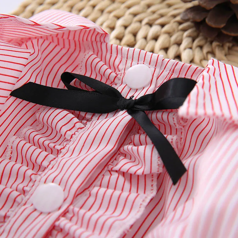 Летняя рубашка для животных собак Футболка Костюмы одежда бабочка кошек