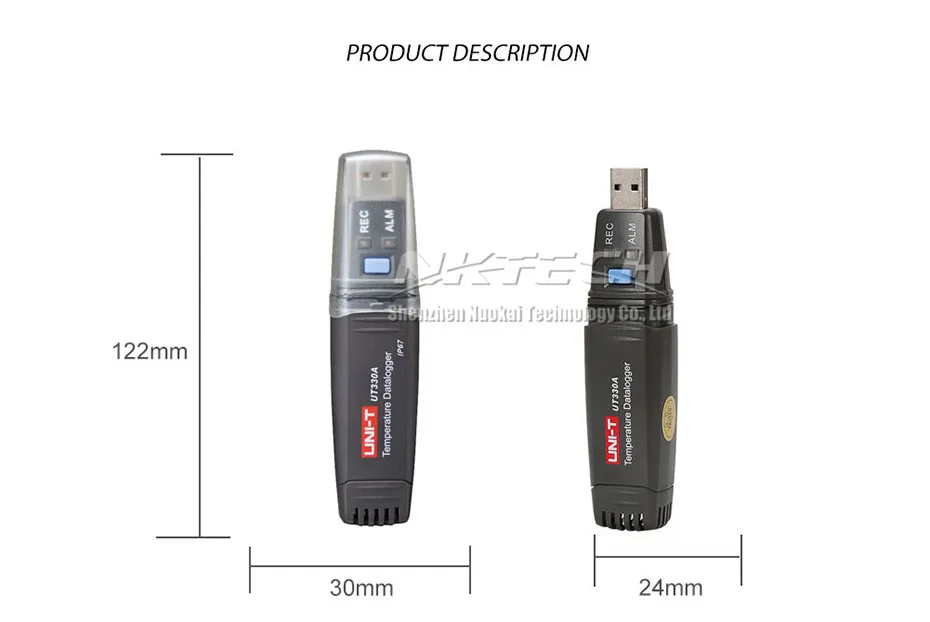 UNI-T USB регистратор данных 60 к регистратор данных запись влажности температура термометр UT330A UT330B UT330C мини ПК Подключение метр