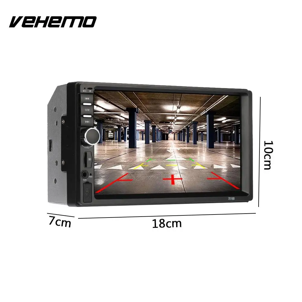 Vehemo сенсорный экран без камеры USB/TF/AUX автомобиля MP5 плеер Bluetooth обратный мониторы