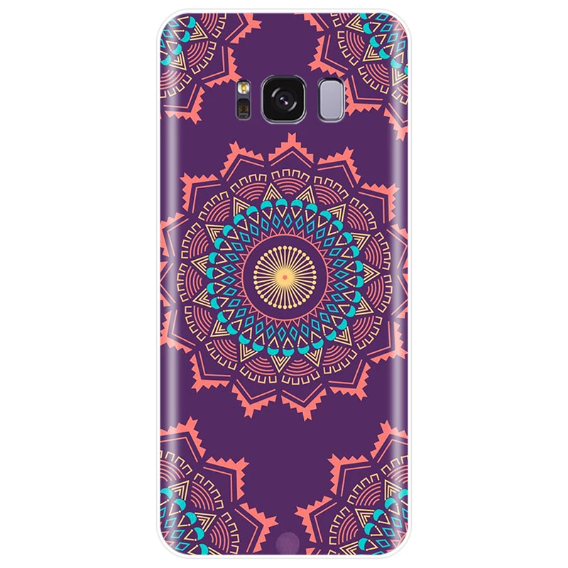Floral mandala Mandara For Samsung Galaxy NOTE 8 9 S6EDGE S6 S7 S8 S9 S10 S10PLUS S10E Cover Soft Silicone TPU Phone Case | Мобильные