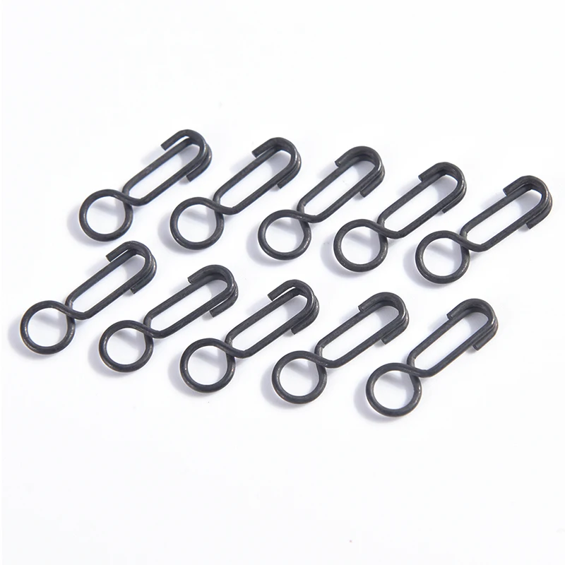 30 шт./лот защитный соединитель штифт матовый черный для ловли карпа терминал