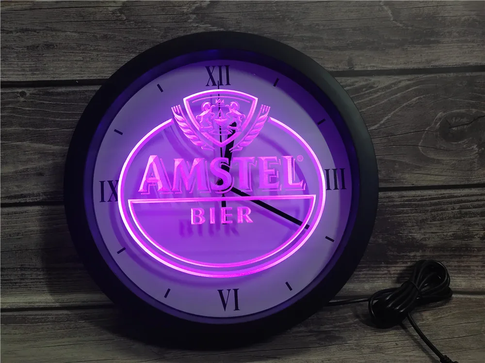 0A024 Amstel пивной бар приложение RGB 5050 светодиодный неоновый светильник знаки