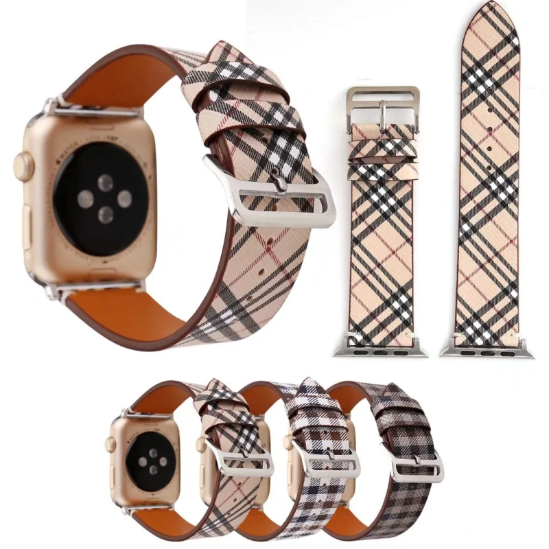 Kakapi Классический бренд кожа часы ремешок для Apple Watch iwatch 38/42 мм серии 1 2 3 Для