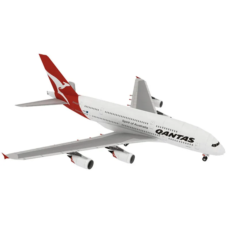 1:300 Airbus A380 3D бумажная модель картонный дом для детей бумажные игрушки пассажиры