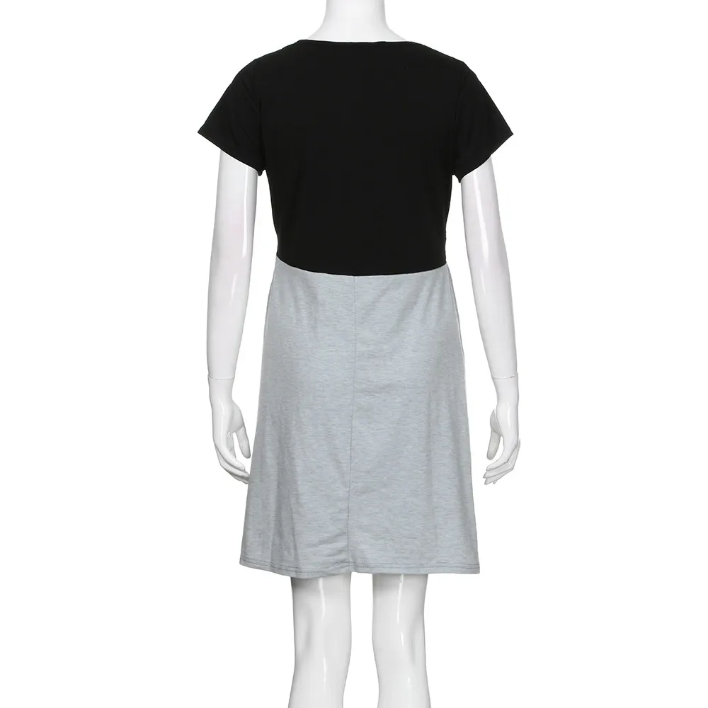 Беременности и родам Костюмы 100% из хлопчатобумажных нитей Черный серый цвет