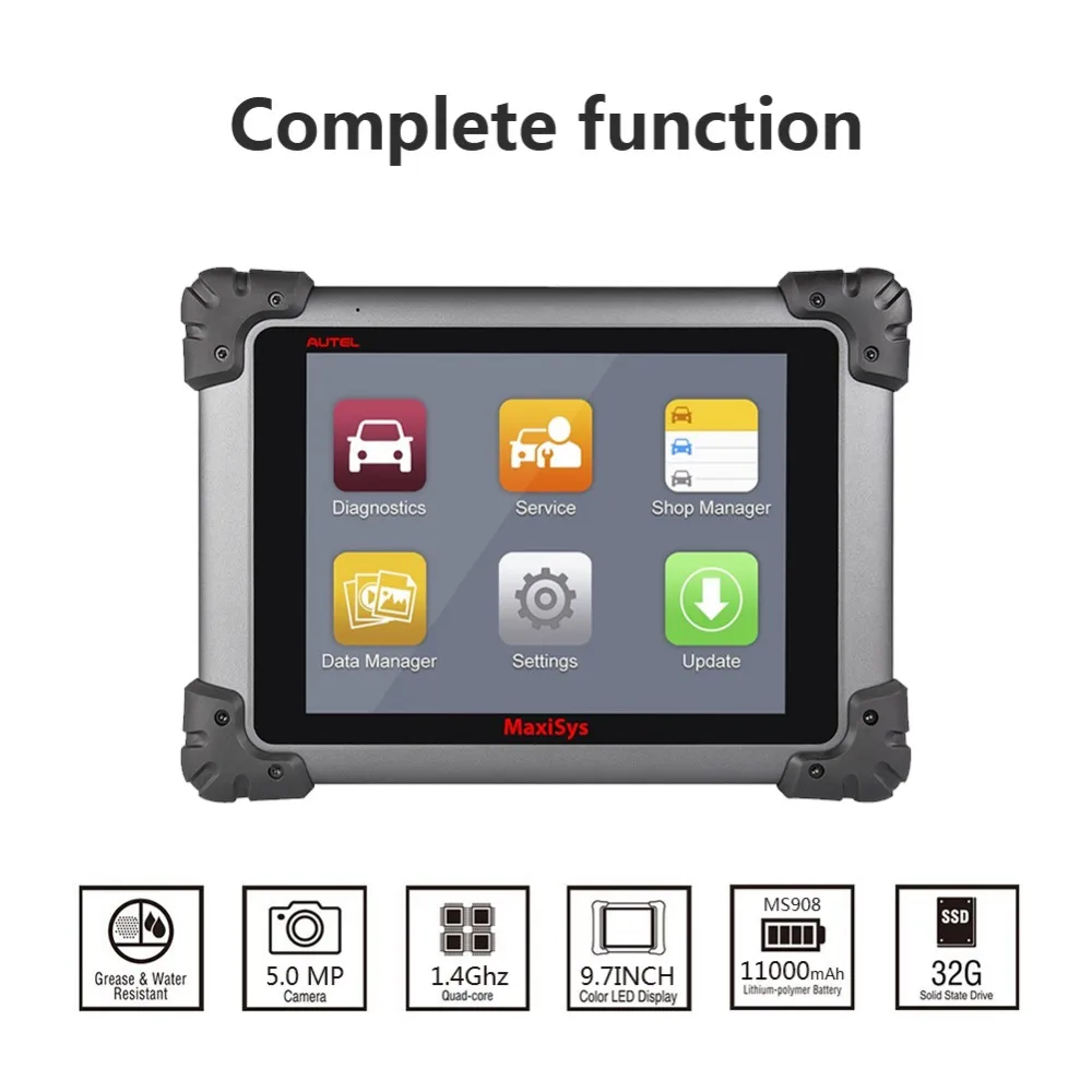 Autel MaxiSys MS908 OBD2 автомобильный сканер ЭБУ тестер подключения J2534 как Maxisys PRO MS908P OBDII Автомобильный диагностический инструмент программирования
