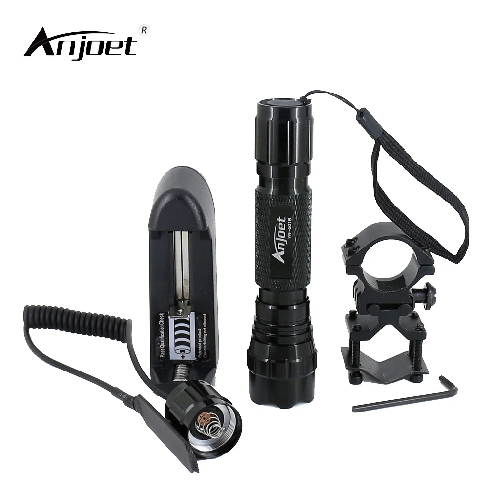 ANJOET 501B Mini LED Flashlight 2000LM T6 Q5 1modes/5modes Optional Tactical Adventure Camping Signal command money detect torch | Лампы и