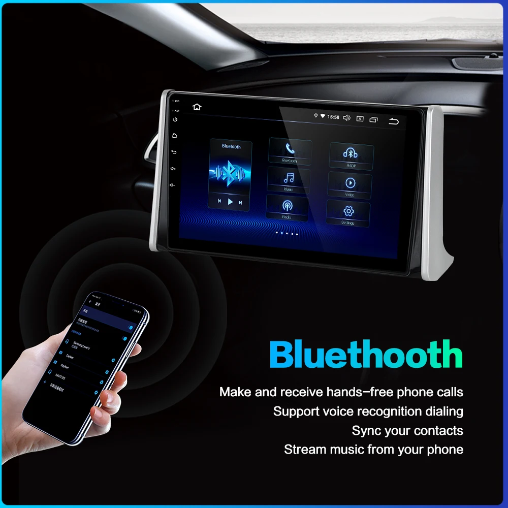Dasaita 10," ips экран Android 9,0 Автомобильный мультимедийный плеер для Toyota RAV4 радио TDA7850 GPS Bluetooth HDMI автомобильный стерео MAX6