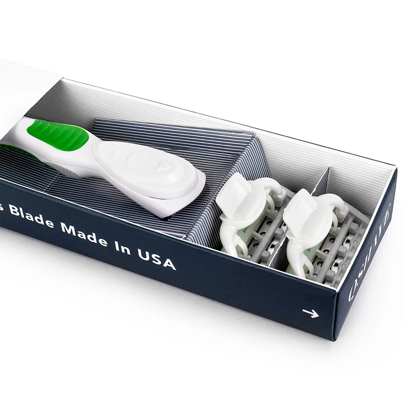 QSHAVE Green Series 5 слойная бритва для женщин